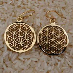 Flower of life earrings